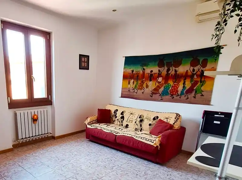 Soggiorno con divano letto